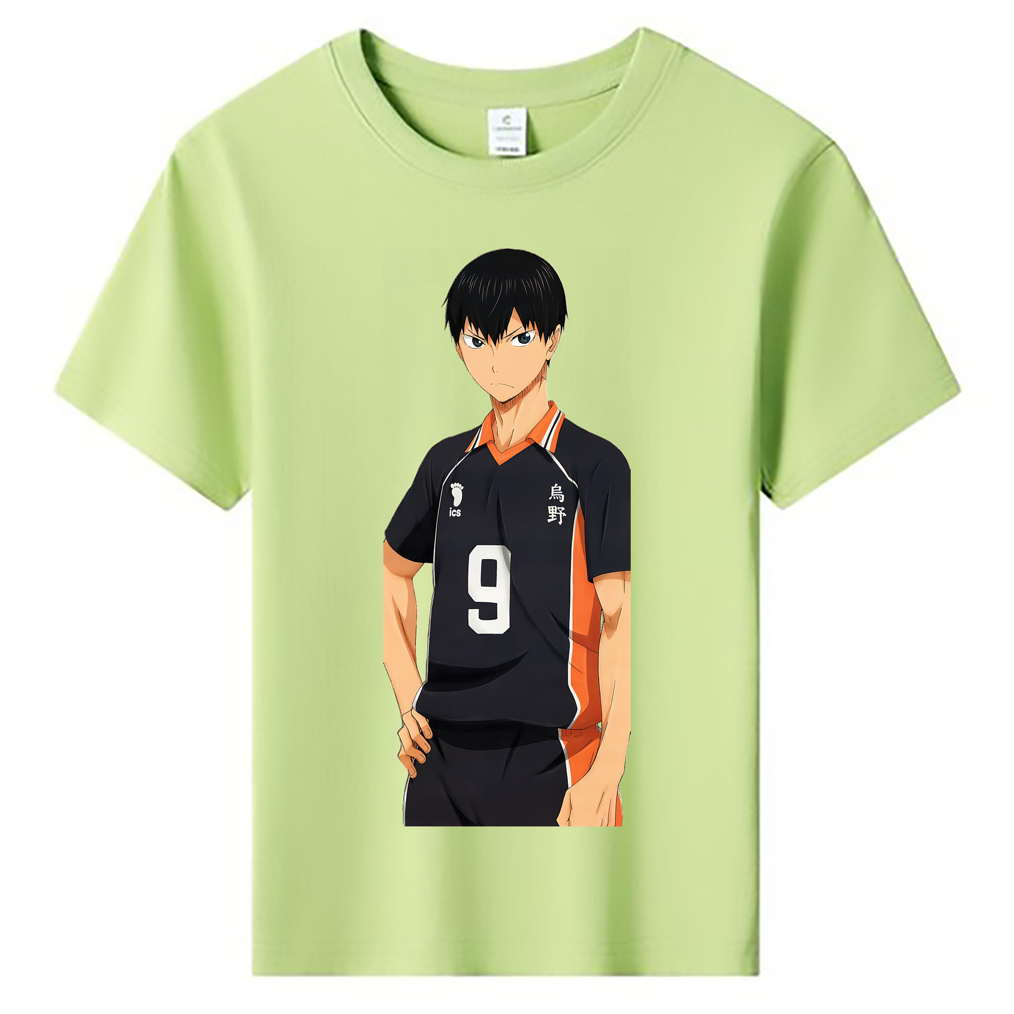 （画像用） ハイキュー!! Haikyu!! 綿100％キッズTシャツ（フロントプリント）